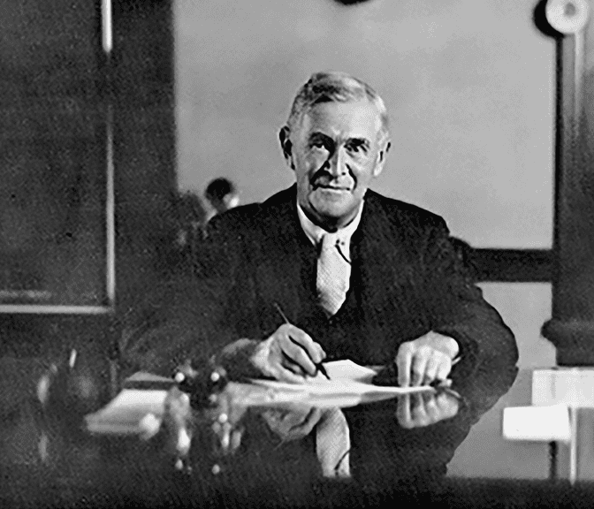 Photo of NYCM Insurance's founder: Van Ness D. Robinson.